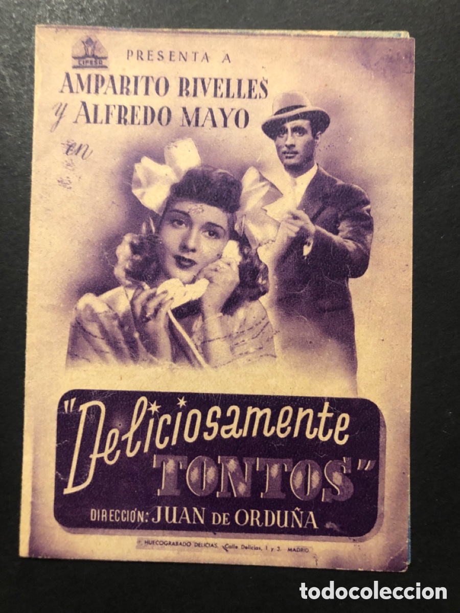 Cine: Programa deliciosamente tontos amparo Rivelles A9 - Foto 1