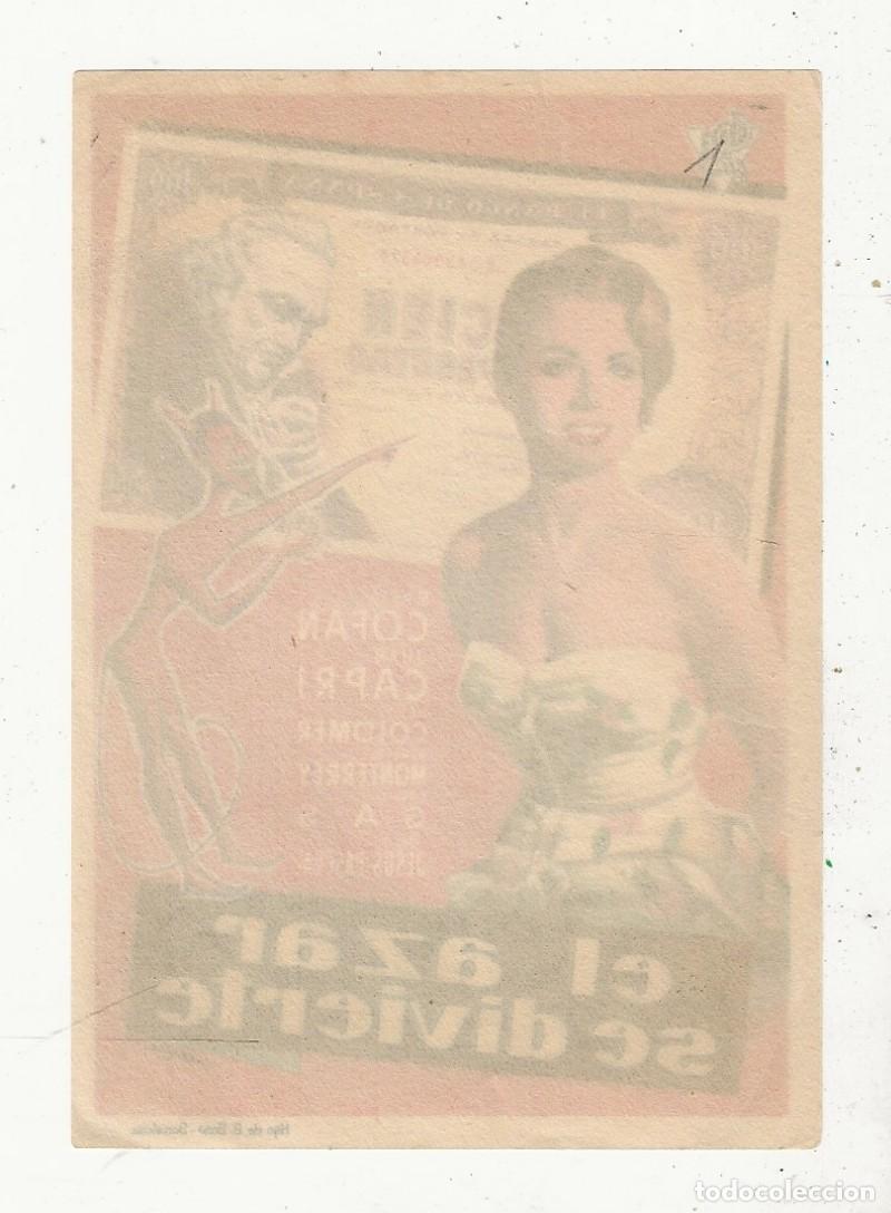 Cine: EL AZAR SE DIVIERTE - PROGRAMA FOLLETO DE CINE - Foto 2