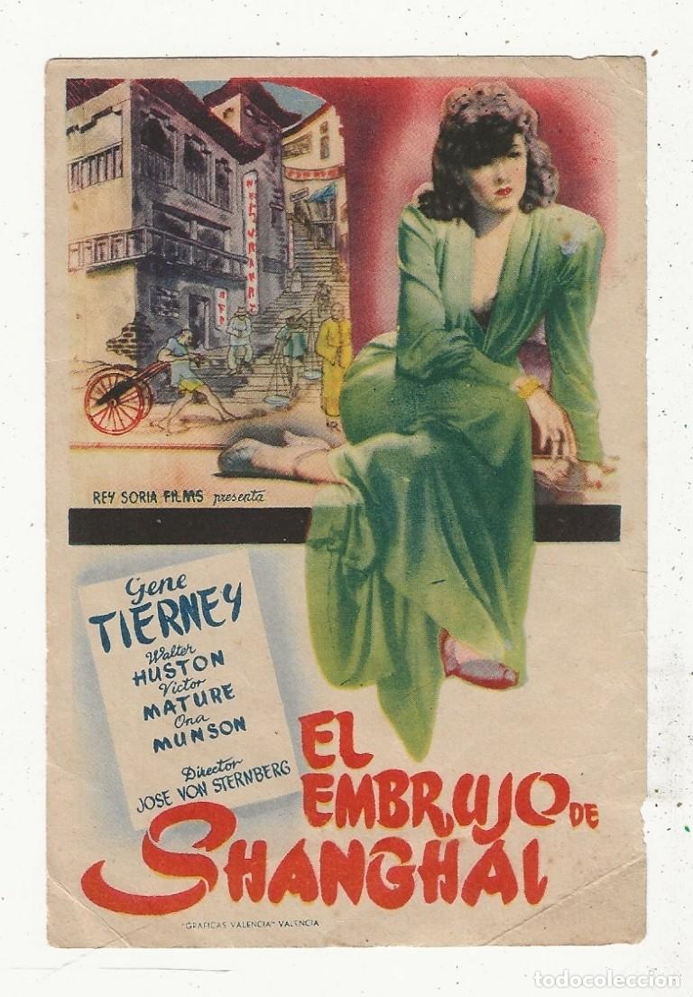 Cine: EL EMBRUJO DE SHANGAI - PROGRAMA FOLLETO DE CINE - Foto 1