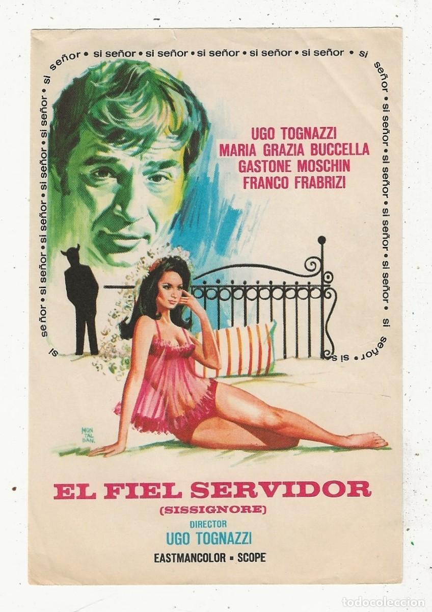 Cine: EL FIEL SERVIDOR - PROGRAMA FOLLETO DE CINE - Foto 1