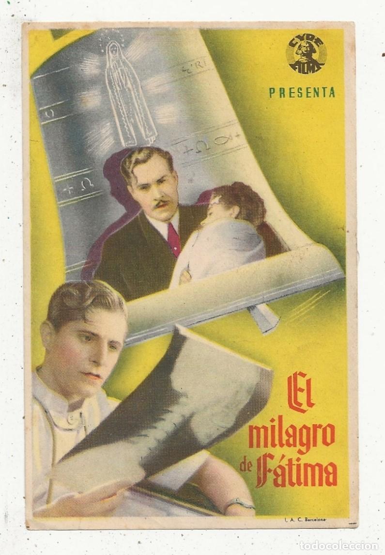 Cine: EL MILAGRO DE F&Aacute;TIMA - PROGRAMA FOLLETO DE CINE - Foto 1