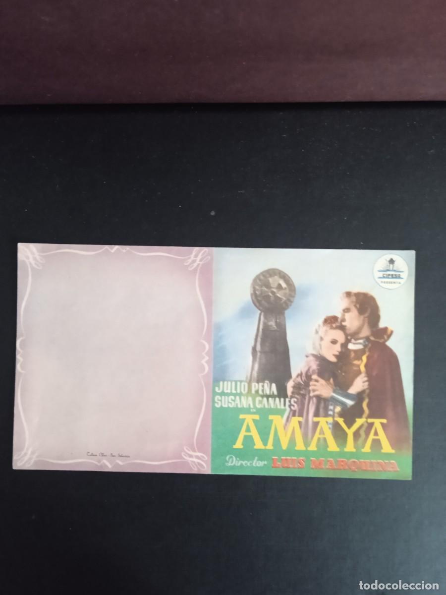Folhetos de m&atilde;o de filmes antigos de cinema: Amaya Doble