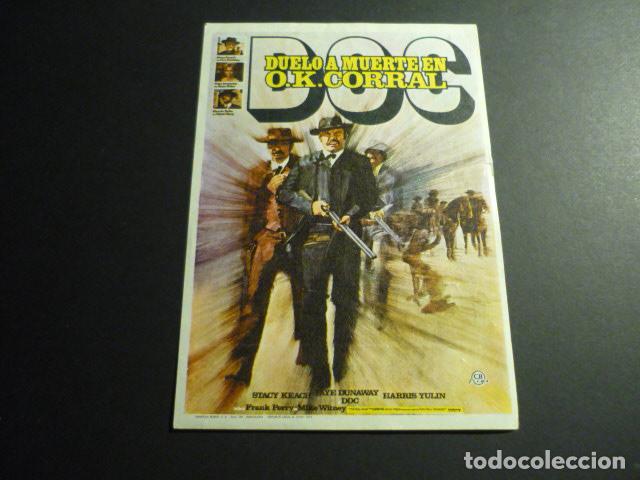 Cine: DUELO A MUERTE EN O.K. CORRAL PROGRAMA DE CINE SIN PUBLICIDAD - Foto 1