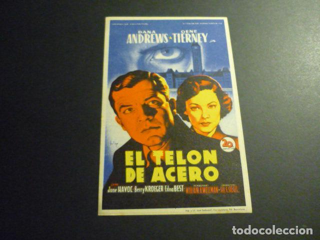 Cine: EL TELON DE ACERO PROGRAMA DE CINE SIN PUBLICIDAD - Foto 1