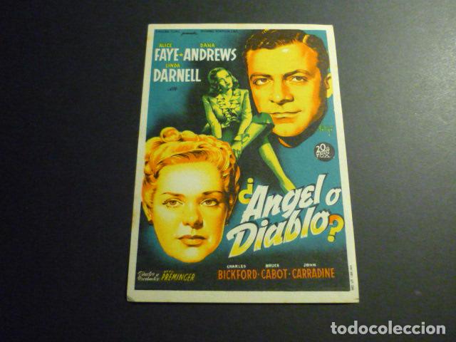 Cine: &iquest;ANGEL O DIABLO? PROGRAMA DE CINE SIN PUBLICIDAD - Foto 1