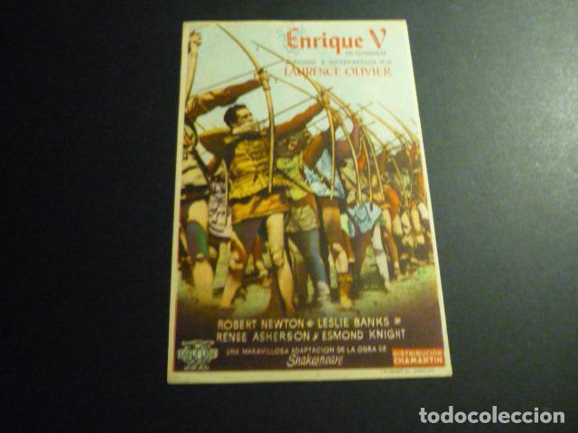 Cine: ENRIQUE V PROGRAMA DE CINE SIN PUBLICIDAD - Foto 1