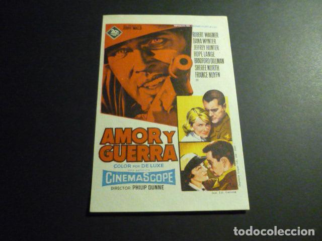 Cine: AMOR Y GUERRA PROGRAMA DE CINE SIN PUBLICIDAD - Foto 1