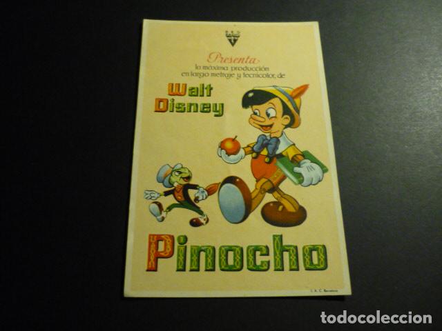 Cine: PINOCHO PROGRAMA DE CINE SIN PUBLICIDAD - Foto 1