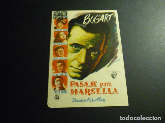 Cine: PASAJE PARA MARSELLA PROGRAMA DE CINE SIN PUBLICIDAD - Foto 1