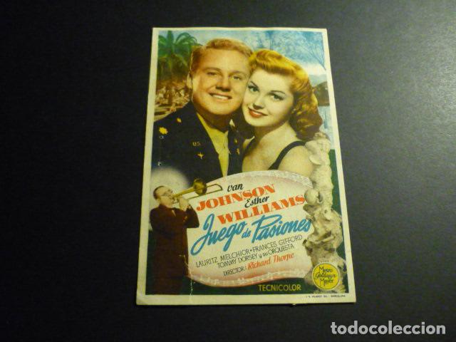 Cine: JUEGO DE PASIONES PROGRAMA DE CINE SIN PUBLICIDAD - Foto 1