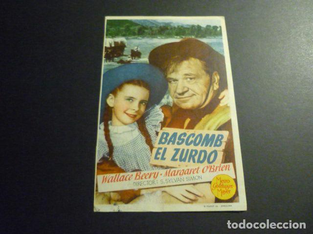 Cine: BASCOMB EL ZURDO PROGRAMA DE CINE SIN PUBLICIDAD - Foto 1