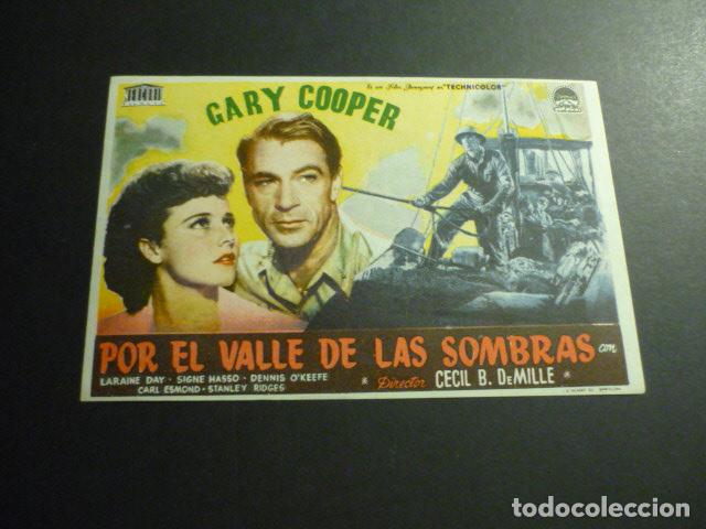Cine: POR EL VALLE DE LAS SOMBRAS PROGRAMA DE CINE SIN PUBLICIDAD - Foto 1