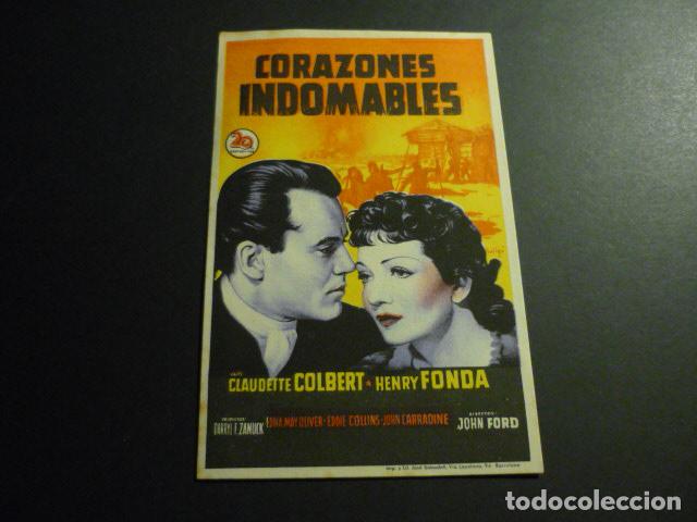 Cine: CORAZONES INDOMABLES PROGRAMA DE CINE SIN PUBLICIDAD - Foto 1