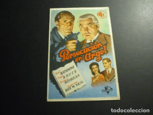 Cine: PERSECUCION EN ARGEL PROGRAMA DE CINE SIN PUBLICIDAD - Foto 1