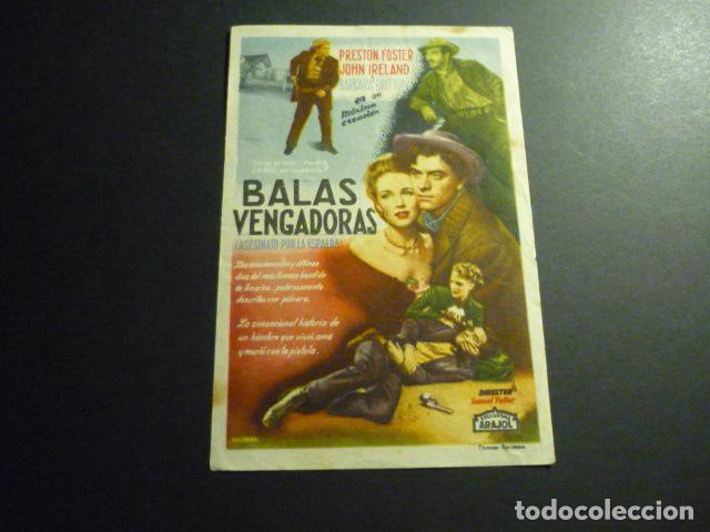 Cine: BALAS VENGADORAS PROGRAMA DE CINE SIN PUBLICIDAD - Foto 1