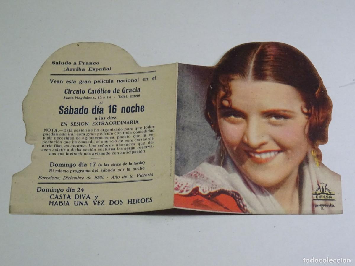Cine: PROGRAMA DE CINE - MORENA CLARA - IMPERIO ARGENTINA - Foto 1