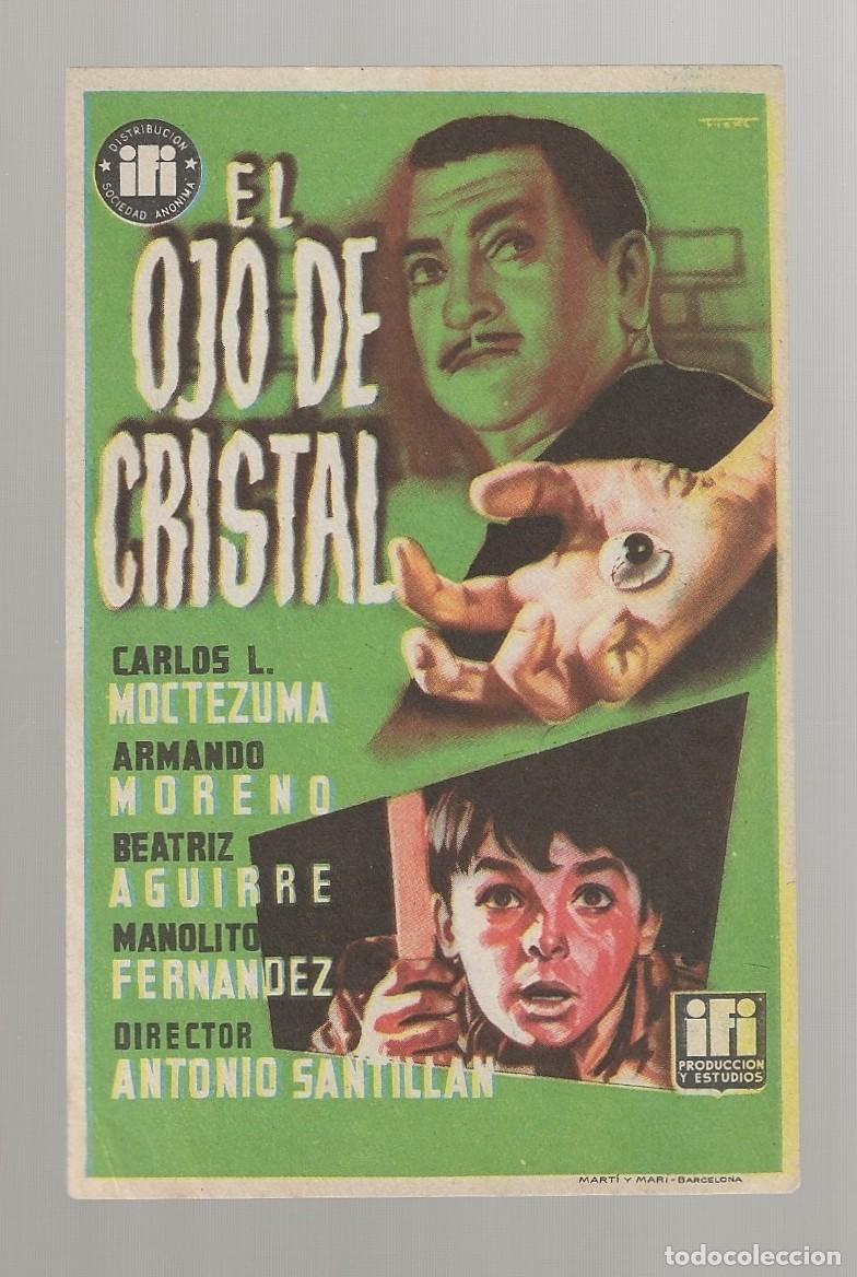 Cine: EL OJO DE CRISTAL - PROGRAMA FOLLETO DE CINE - Foto 1