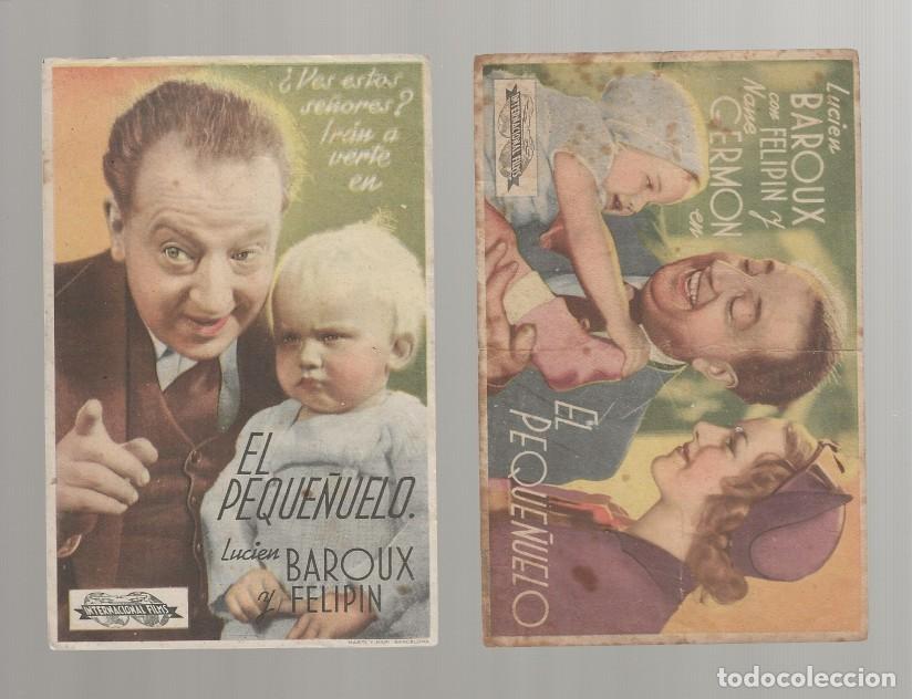 Cine: EL PEQUE&Ntilde;UELO - 2 PROGRAMAS FOLLETOS DE CINE - Foto 1