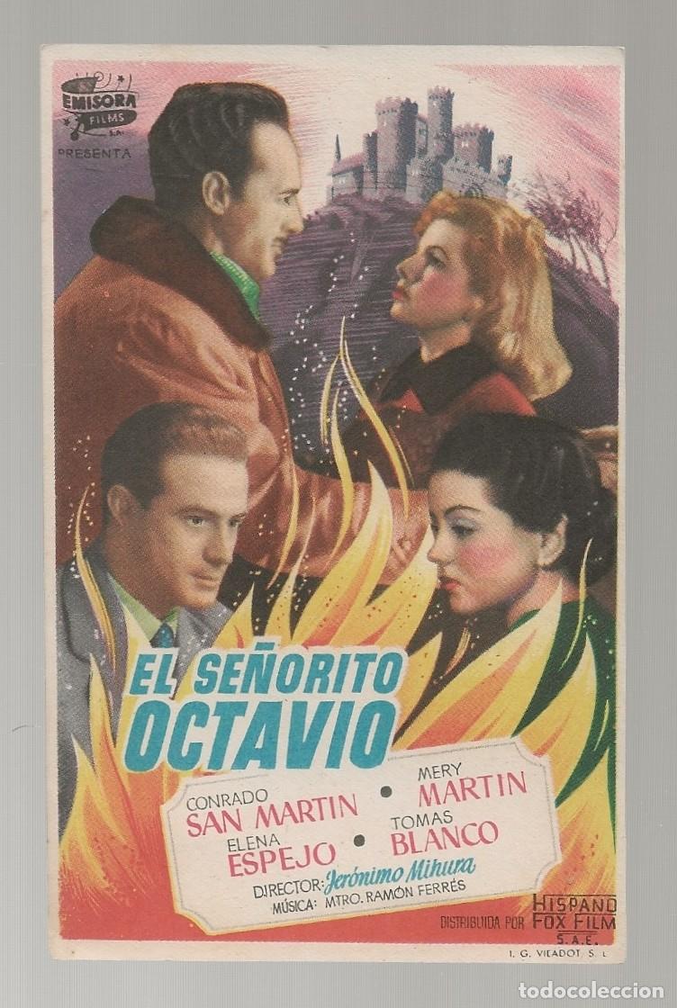 Cine: EL SE&Ntilde;ORITO OCTAVIO - PROGRAMA FOLLETO DE CINE - Foto 1