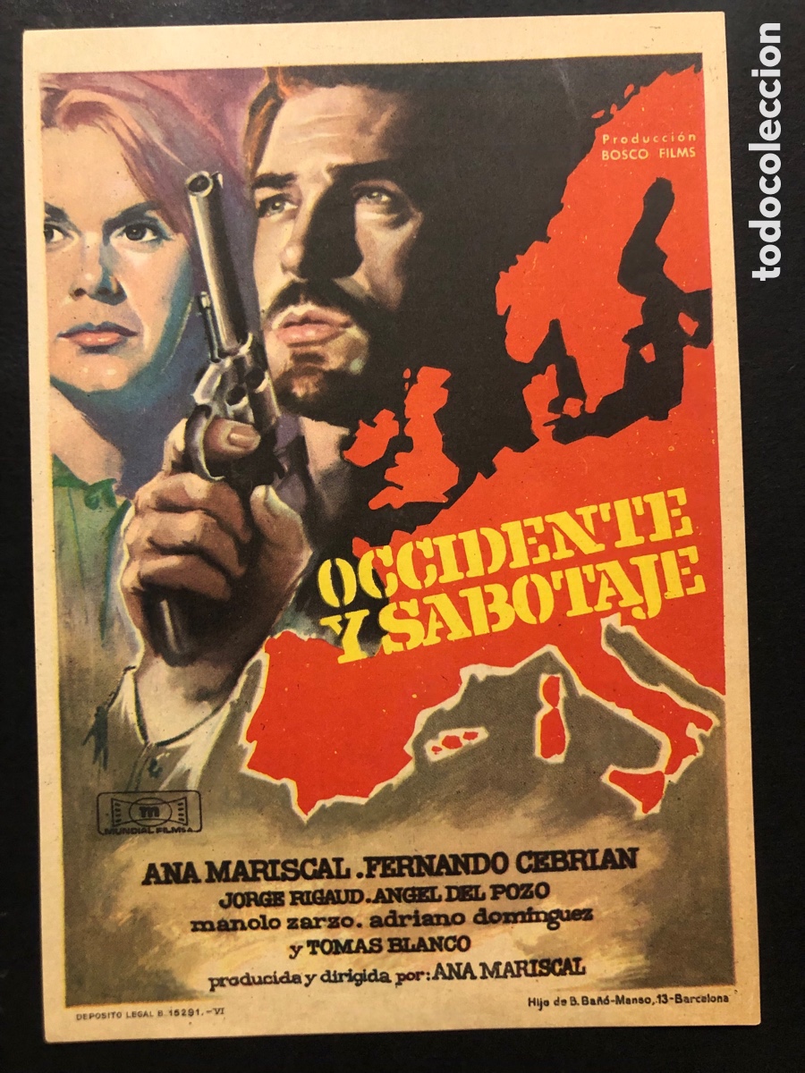 Cine: Programa occidente y sabotaje Ana mariscal A9 - Foto 1