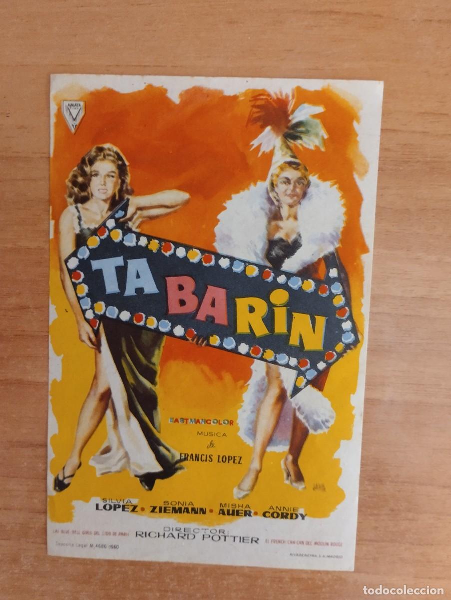 Cine: ARA-- PROGRAMA DE CINE---TABARIN - Foto 1