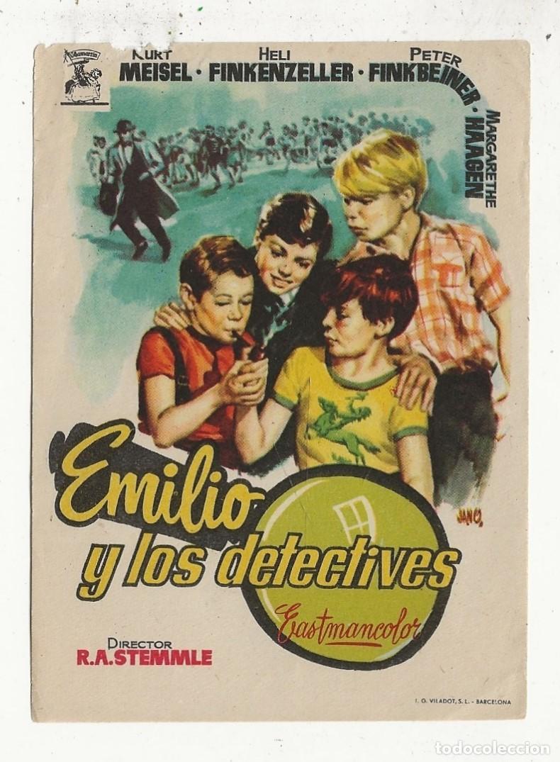 Cine: EMILIO Y LOS DETECTIVES - PROGRAMA FOLLETO DE CINE - Foto 1