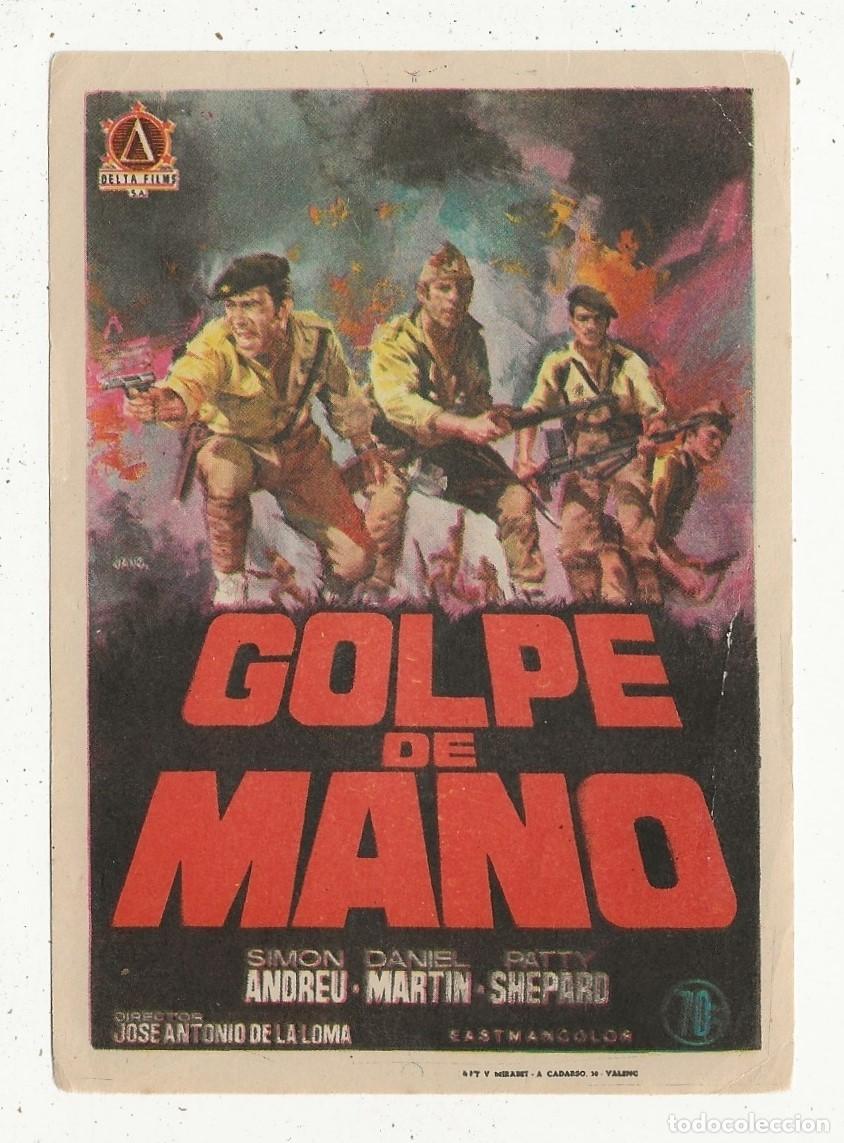 Cine: GOLPE DE MANO - PROGRAMA FOLLETO DE CINE - Foto 1