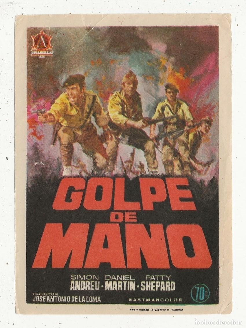 Cine: GOLPE DE MANO - PROGRAMA FOLLETO DE CINE - Foto 1