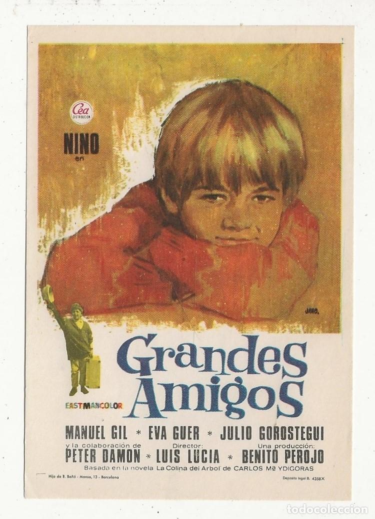 Cine: GRANDES AMIGOS - PROGRAMA FOLLETO DE CINE - Foto 1