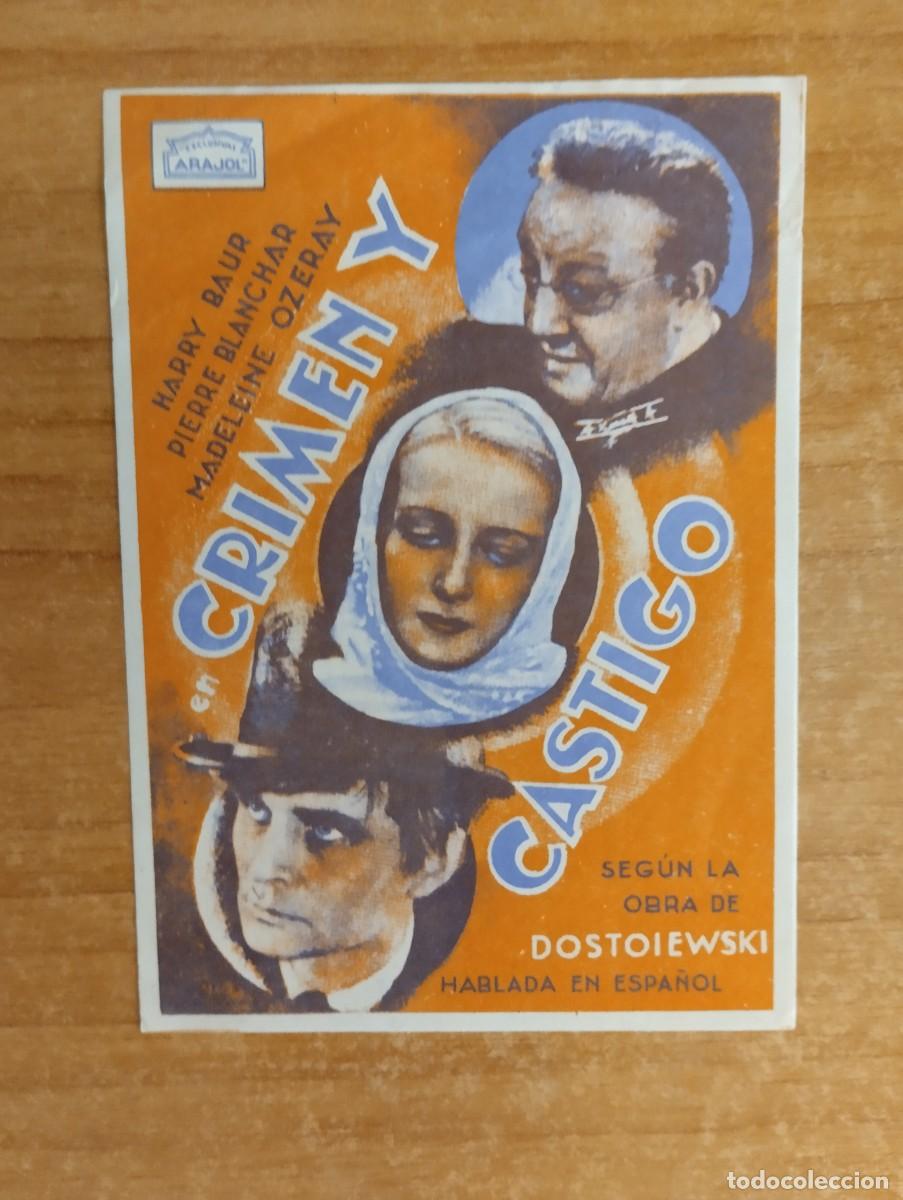 Cine: ARA-- PROGRAMA DE CINE--- CRIMEN Y CASTIGO - Foto 1