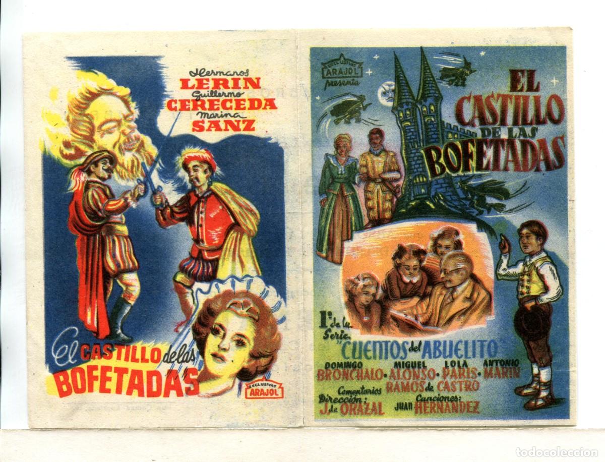  Flyers Publicitaires de films Anciens: EL CASTILLO DE LAS BOFETADAS.