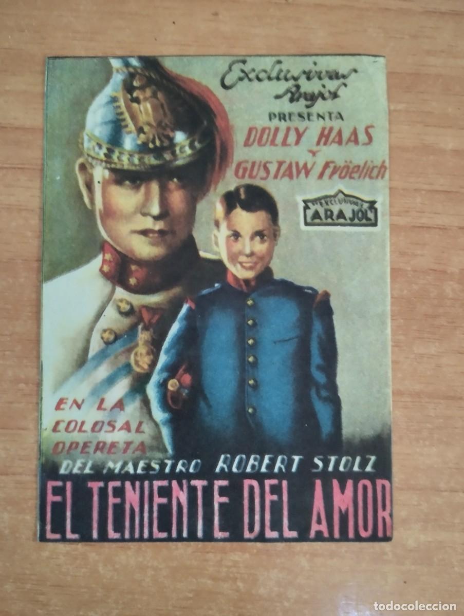 Cine: ARA-- PROGRAMA DE CINE---EL TENIENTE DEL AMOR - Foto 1