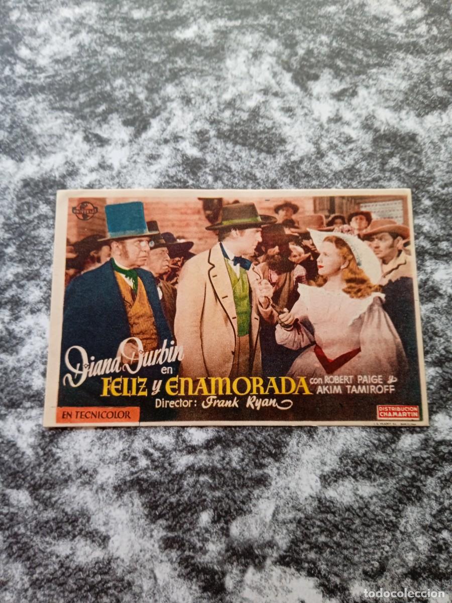  Flyers Publicitaires de films Anciens: Feliz y enamorada con publicidad Alk&aacute;zar M&aacute;laga