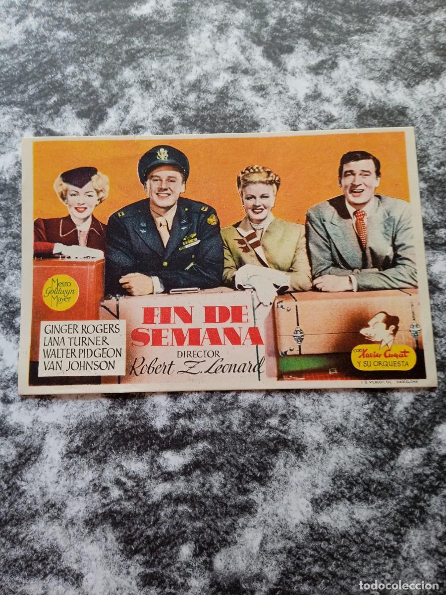  Flyers Publicitaires de films Anciens: Fin de semana