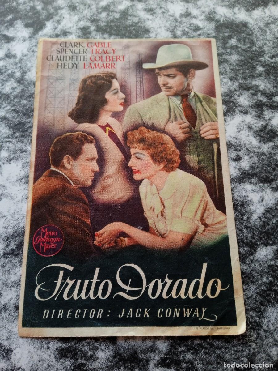 Folhetos de m&atilde;o de filmes antigos de cinema: Fruto dorado