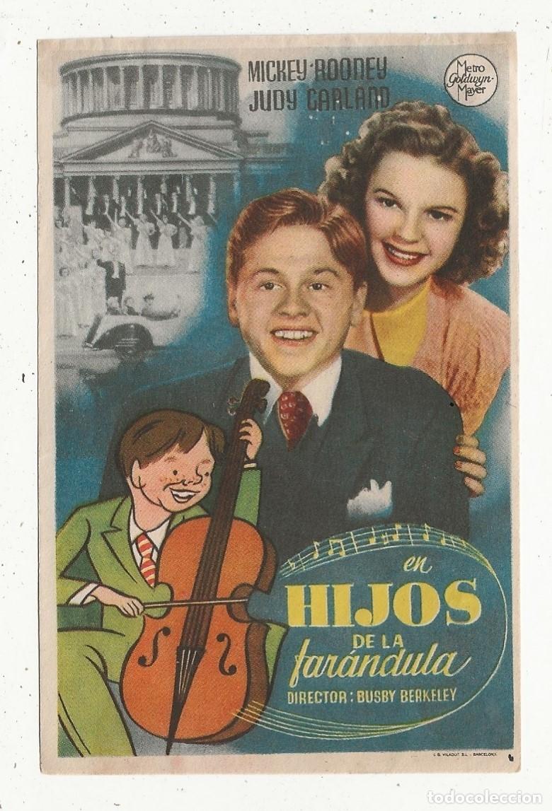 Cine: HIJOS DE LA FARANDULA - PROGRAMA FOLLETO DE CINE - Foto 1