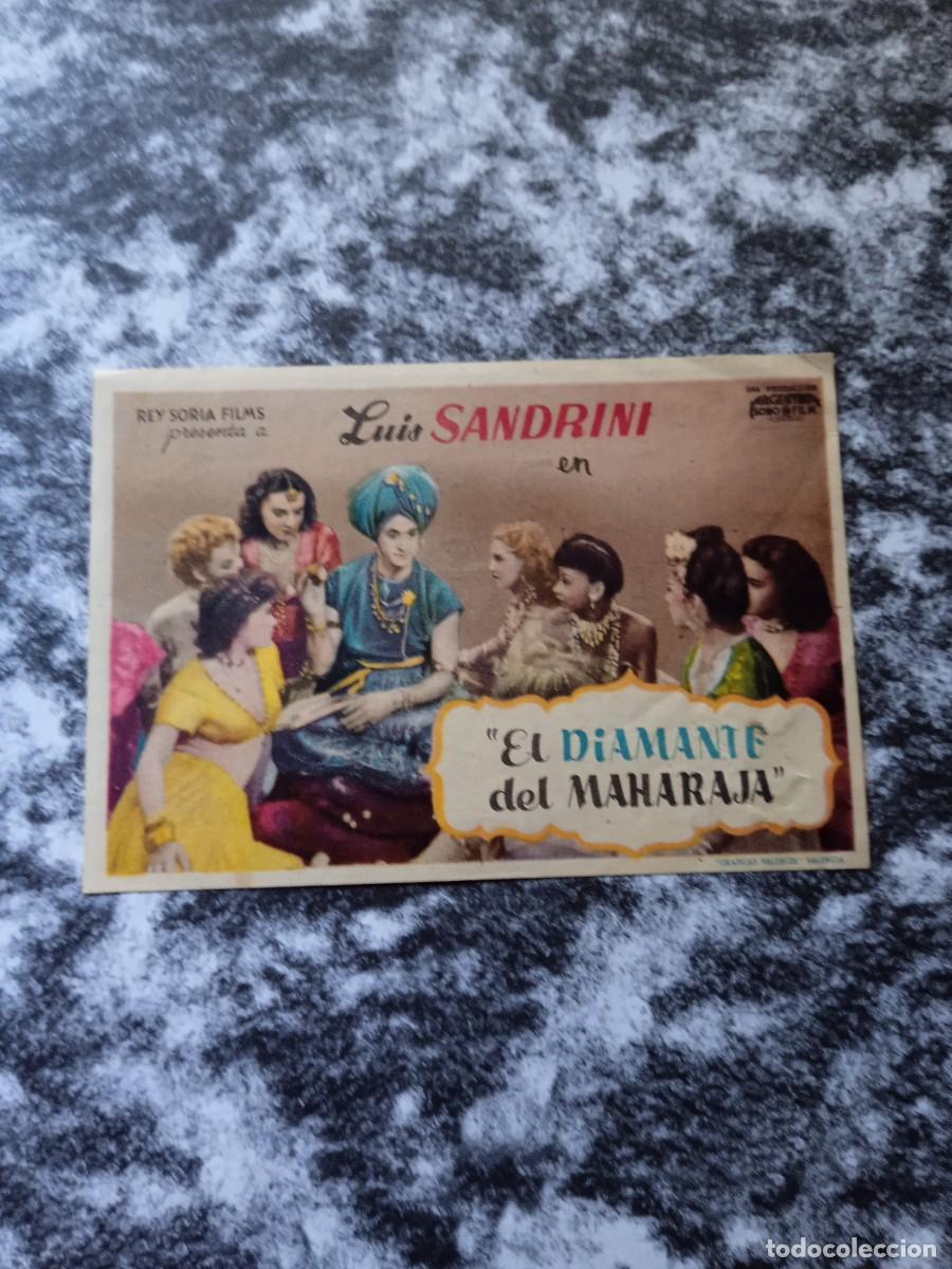  Flyers Publicitaires de films Anciens: El diamante del Maharaj&aacute; con publicidad Alkazar