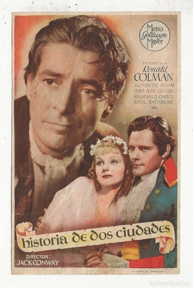 Cine: HISTORIA DE DOS CIUDADES - PROGRAMA FOLLETO DE CINE - Foto 1