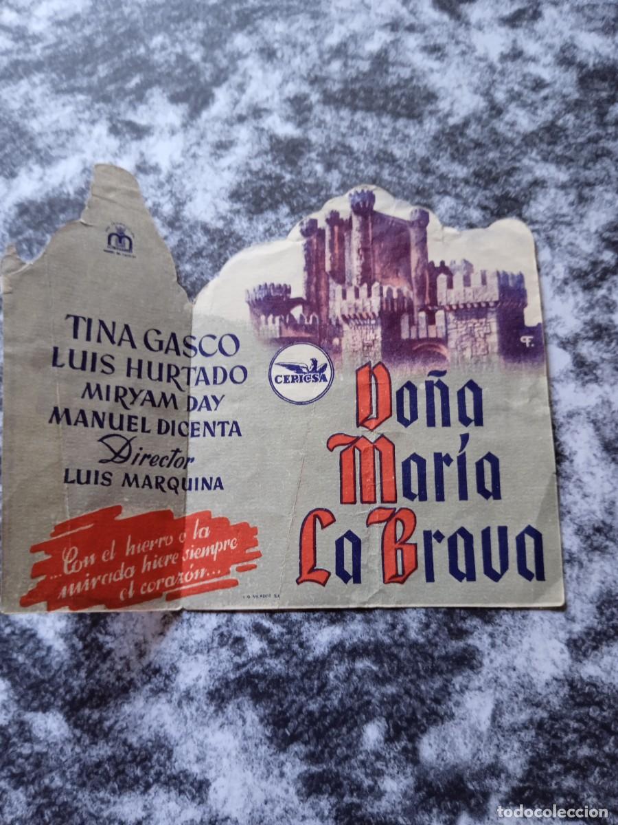 Cine: Do&ntilde;a Mar&iacute;a la Brava Troquelado Doble - Foto 2
