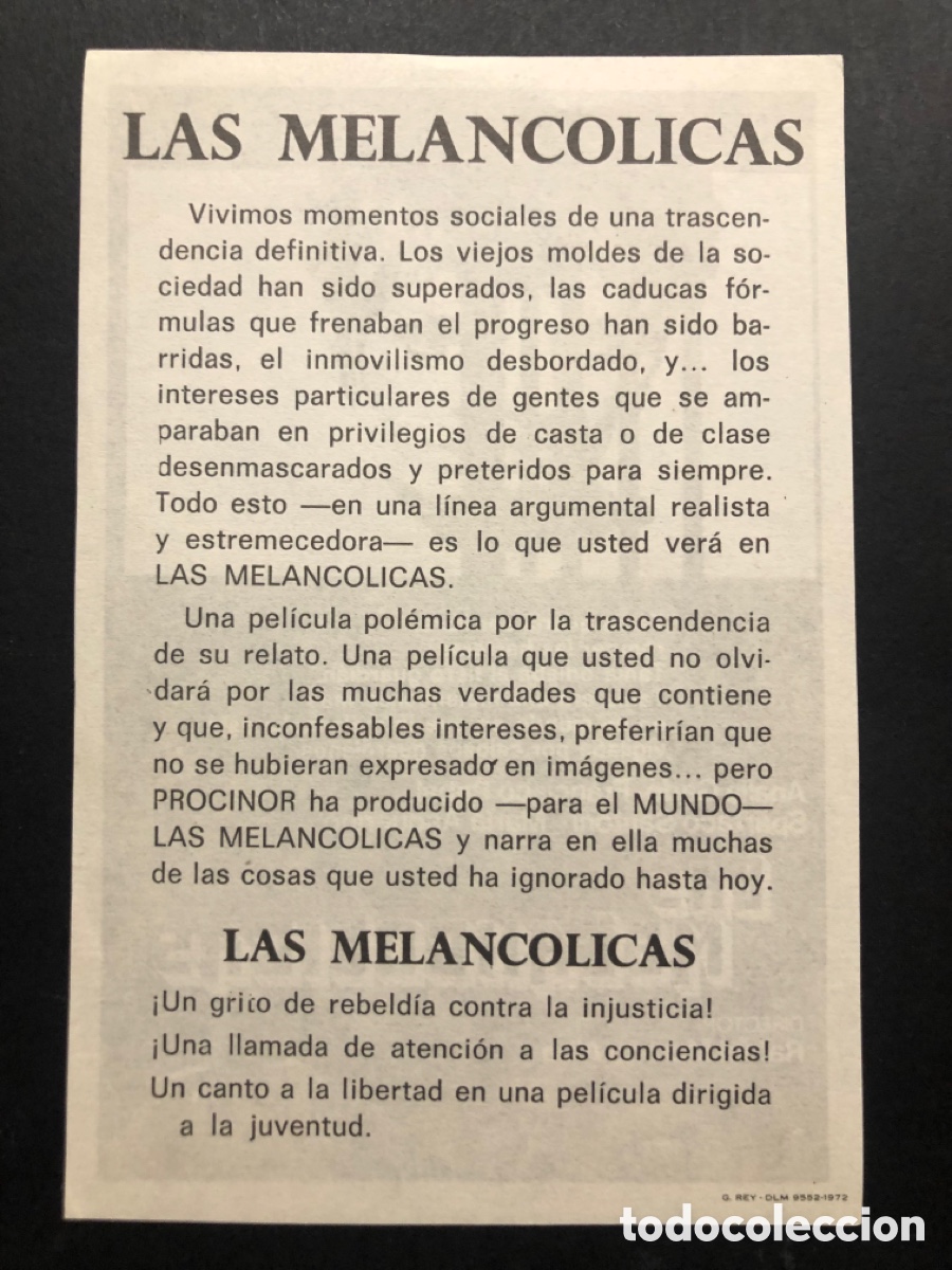 Cine: Programa las melanc&oacute;licas analia gade con publicidad A9 - Foto 2