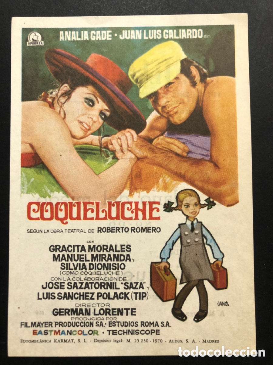 Folhetos de m&atilde;o de filmes antigos de cinema: Programa coqueluche analia gade con publicidad cine montecarlo torrente A9