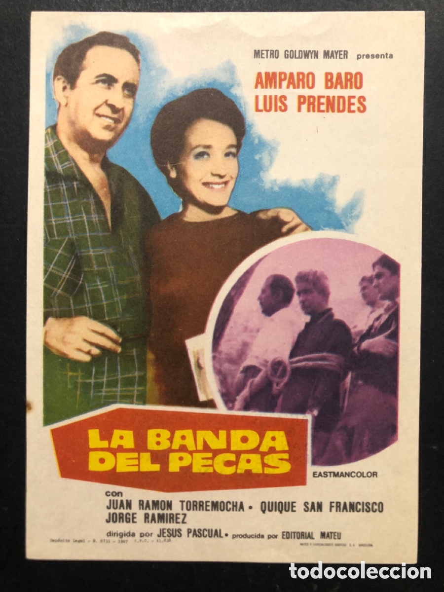 Cinema: Programa la banda del pecas amparo Baro A9