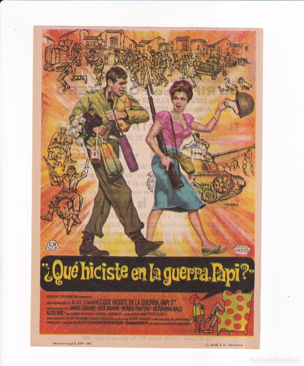 Cine: &iquest;QUE HICISTE EN LA GUERRA PAPI? : JAMES COBURN - Foto 1
