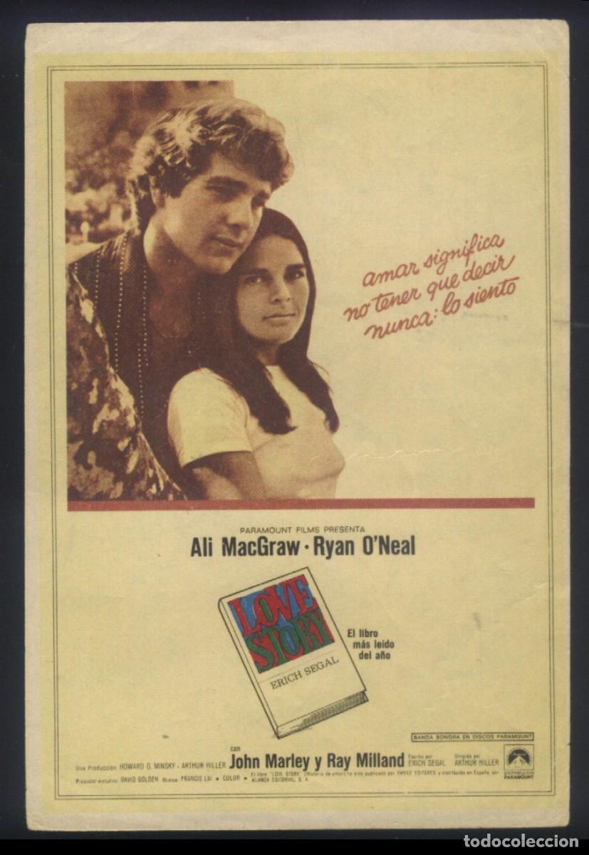 Cinema: Q-11207- Love Story (Ali MacGraw - Ryan O'Neal - Ray Milland - John Marley