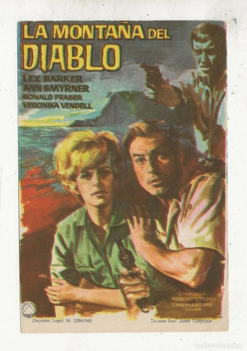 Cine: LA MONTA&Ntilde;A DEL DIABLO - PROGRAMA FOLLETO DE CINE - Foto 1