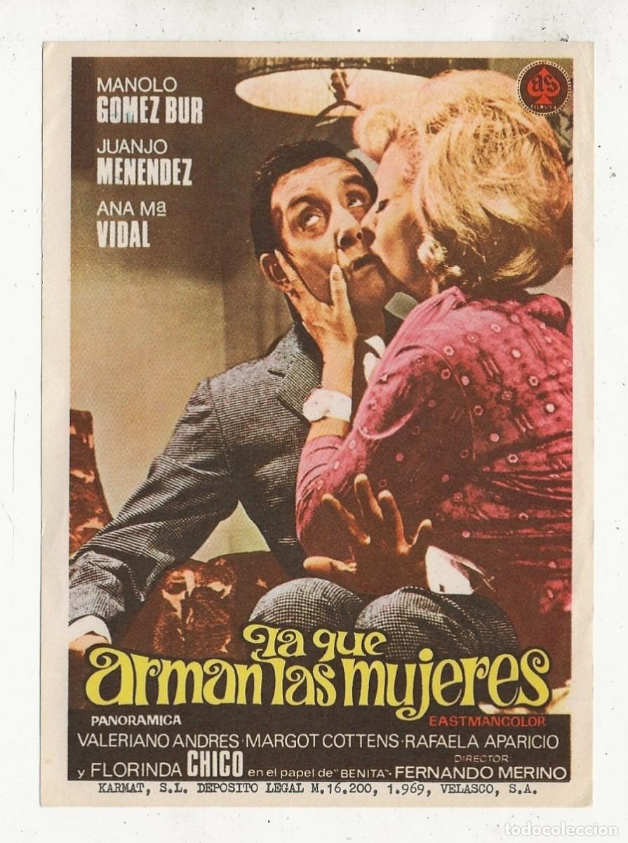 Cine: LA QUE ARMAN LAS MUJERES - PROGRAMA FOLLETO DE CINE - Foto 1