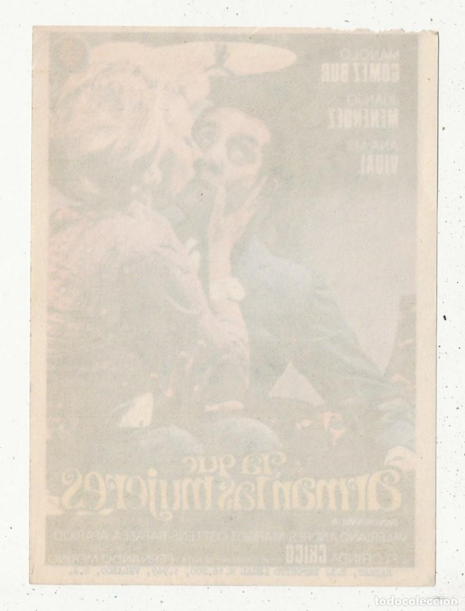 Cine: LA QUE ARMAN LAS MUJERES - PROGRAMA FOLLETO DE CINE - Foto 2
