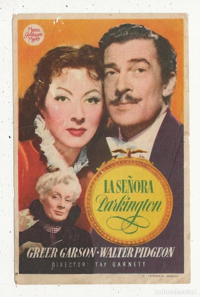 Cine: LA SE&Ntilde;ORA PARKINGTON - PROGRAMA FOLLETO DE CINE - Foto 1