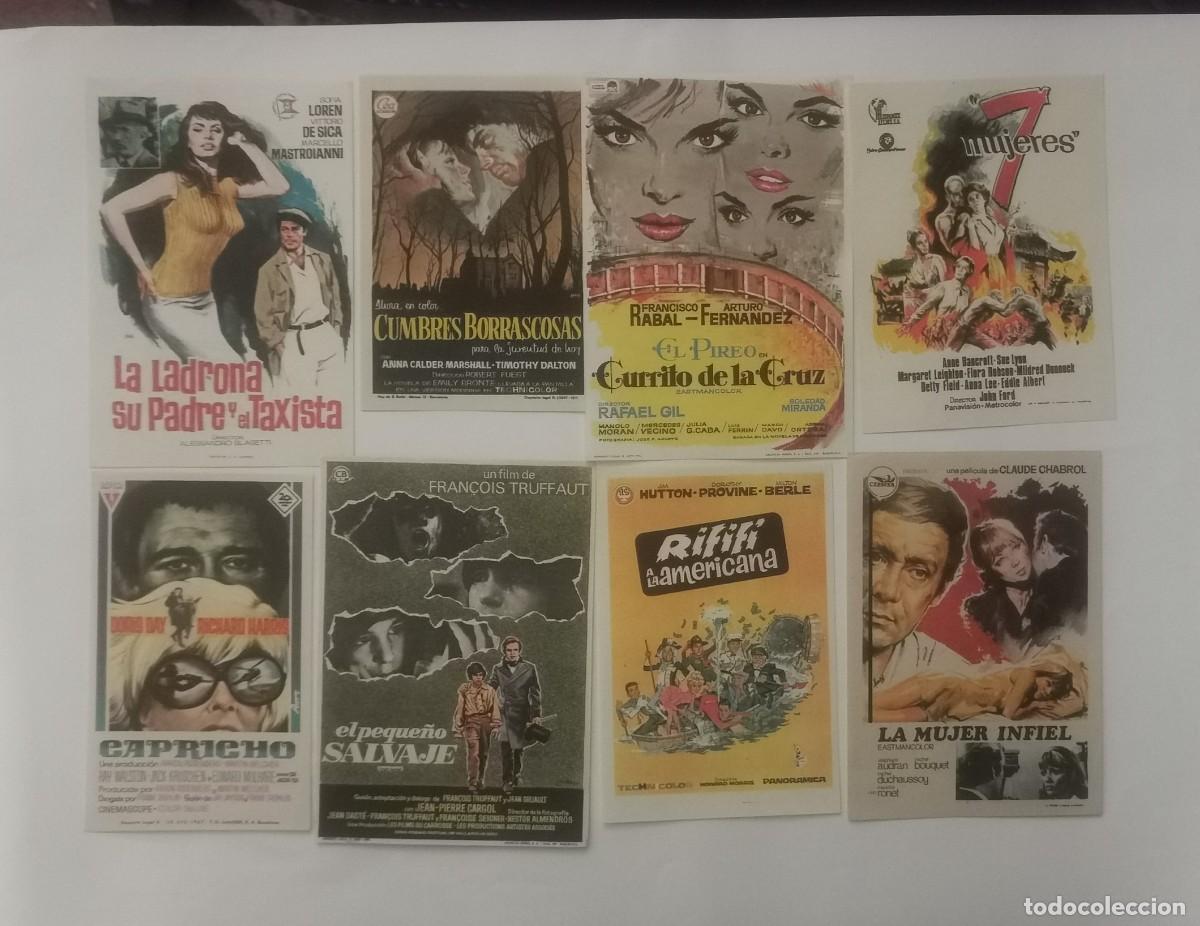 Cine: LOTE DE 8 FOLLETOS DE NANO SP - Foto 1