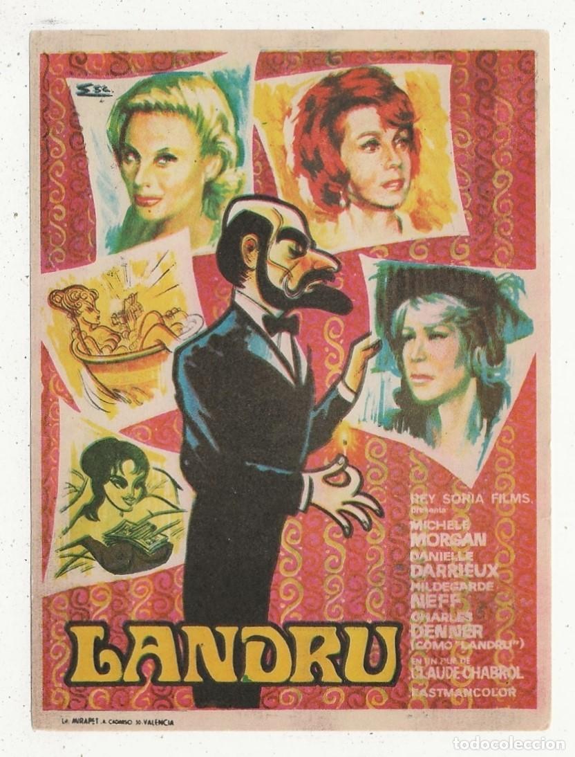 Cine: LANDRU - PROGRAMA FOLLETO DE CINE - Foto 1
